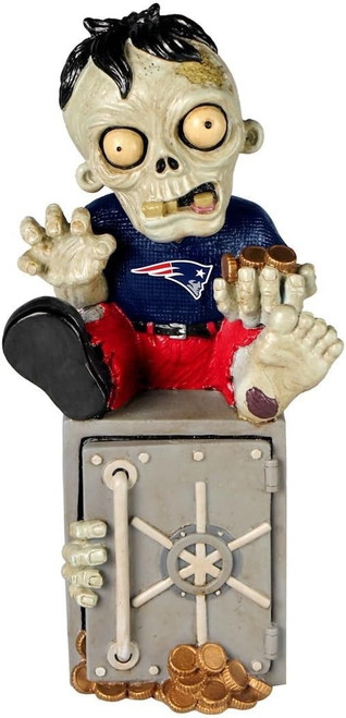New England Patriots Zombie Figurine Bank New England Patriots Zombie Figurine Bank