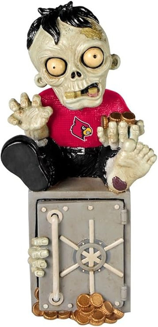 Louisville Cardinals Zombie Figurine Bank Louisville Cardinals Zombie Figurine Bank