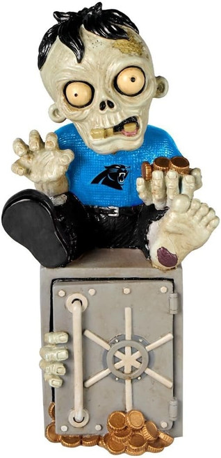 Carolina Panthers Zombie Figurine Bank Carolina Panthers Zombie Figurine Bank