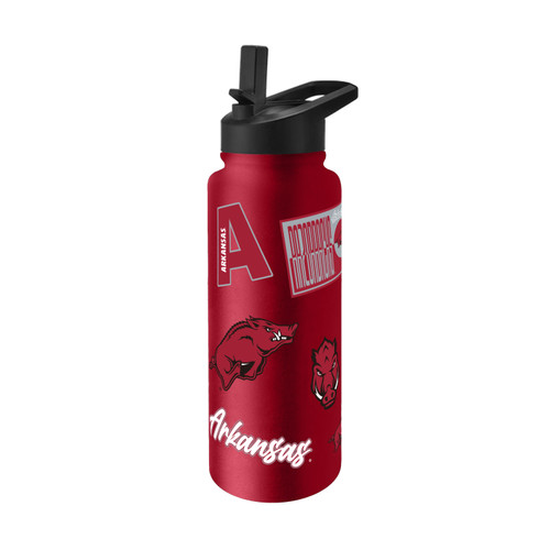 Arkansas Razorbacks Quencher Bottle 34oz Stainless Steel Dreamweave