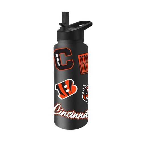 Cincinnati Bengals Quencher Bottle 34oz Stainless Steel Dreamweave Cincinnati Bengals Quencher Bottle 34oz Stainless Steel Dreamweave