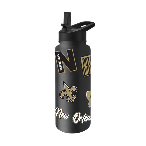 New Orleans Saints Quencher Bottle 34oz Stainless Steel Dreamweave New Orleans Saints Quencher Bottle 34oz Stainless Steel Dreamweave