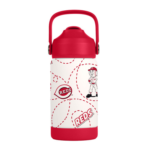 Cincinnati Reds Kids Bottle 12oz Stainless Steel Mascot Cincinnati Reds Kids Bottle 12oz Stainless Steel Mascot