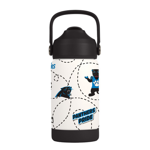 Carolina Panthers Kids Bottle 12oz Stainless Steel Mascot Carolina Panthers Kids Bottle 12oz Stainless Steel Mascot