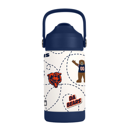 Chicago Bears Kids Bottle 12oz Stainless Steel Mascot Chicago Bears Kids Bottle 12oz Stainless Steel Mascot