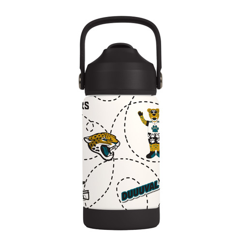 Jacksonville Jaguars Kids Bottle 12oz Stainless Steel Mascot Jacksonville Jaguars Kids Bottle 12oz Stainless Steel Mascot