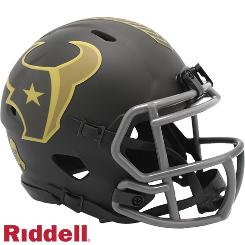 Houston Texans Helmet Riddell Replica Mini Speed Style Salute To Service 2025