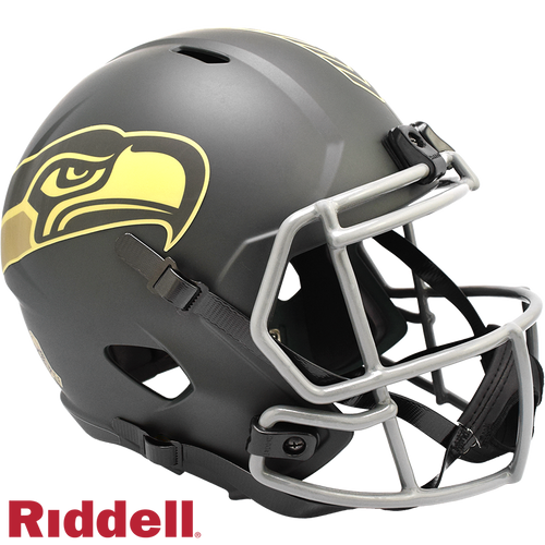 Seattle Seahawks Helmet Riddell Replica Full Size Speed Style Salute To Service 2025