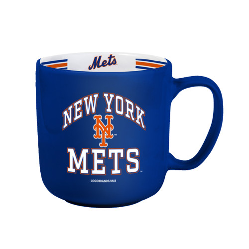 New York Mets Coffee Mug 15oz Stripe Design New York Mets Coffee Mug 15oz Stripe Design