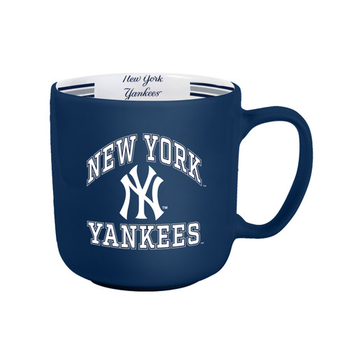 New York Yankees Coffee Mug 15oz Stripe Design New York Yankees Coffee Mug 15oz Stripe Design