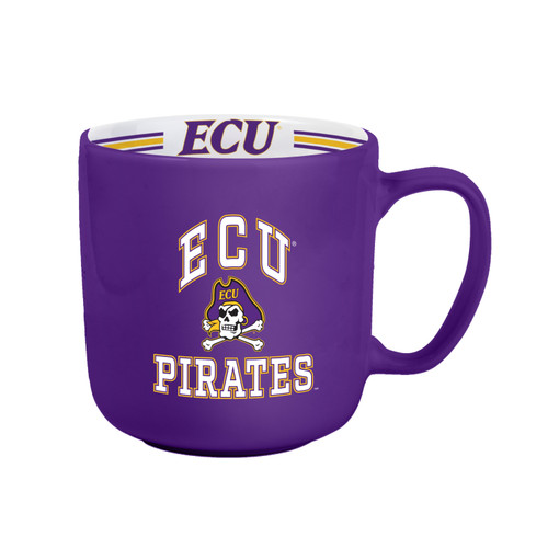 East Carolina Pirates Coffee Mug 15oz Stripe Design East Carolina Pirates Coffee Mug 15oz Stripe Design