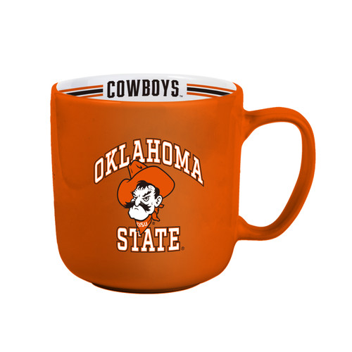 Oklahoma State Cowboys Coffee Mug 15oz Stripe Design