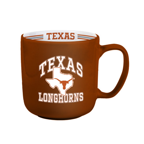 Texas Longhorns Coffee Mug 15oz Stripe Design Texas Longhorns Coffee Mug 15oz Stripe Design