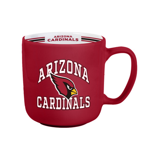 Arizona Cardinals Coffee Mug 15oz Stripe Design Arizona Cardinals Coffee Mug 15oz Stripe Design
