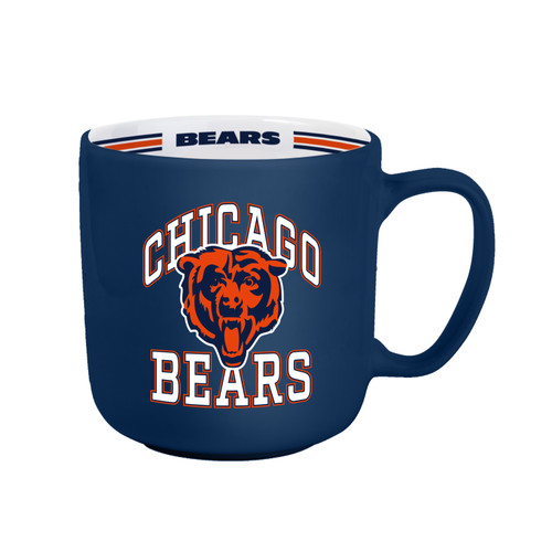 Chicago Bears Coffee Mug 15oz Stripe Design Chicago Bears Coffee Mug 15oz Stripe Design