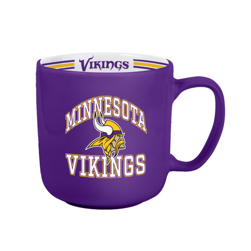 Minnesota Vikings Coffee Mug 15oz Stripe Design Minnesota Vikings Coffee Mug 15oz Stripe Design