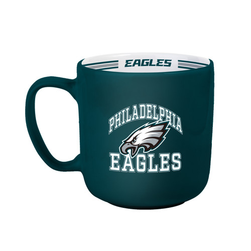 Philadelphia Eagles Coffee Mug 15oz Stripe Design Philadelphia Eagles Coffee Mug 15oz Stripe Design