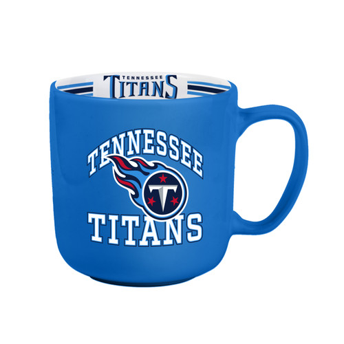 Tennessee Titans Coffee Mug 15oz Stripe Design Tennessee Titans Coffee Mug 15oz Stripe Design
