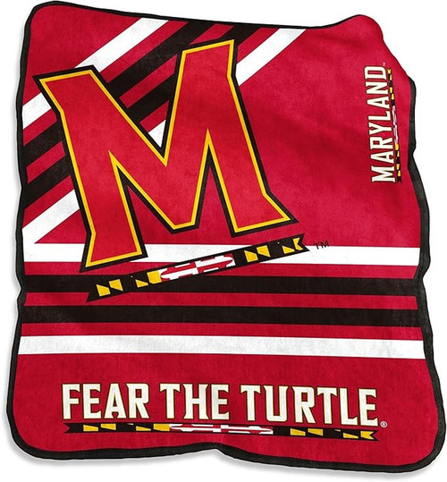 Maryland Terrapins Blanket 50x60 Raschel Throw Maryland Terrapins Blanket 50x60 Raschel Throw