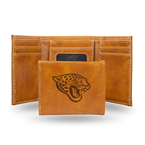 Jacksonville Jaguars Wallet Trifold Laser Engraved Jacksonville Jaguars Wallet Trifold Laser Engraved