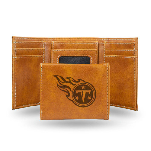 Tennessee Titans Wallet Trifold Laser Engraved Tennessee Titans Wallet Trifold Laser Engraved