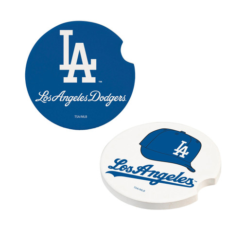 Los Angeles Dodgers Car Coaster Set 2 Pack