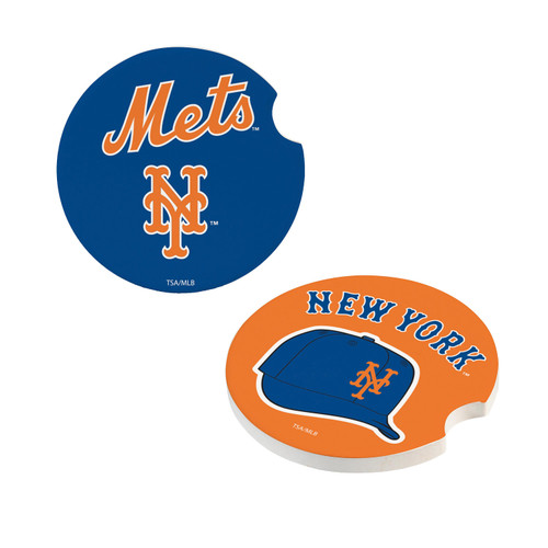 New York Mets Car Coaster Set 2 Pack New York Mets Car Coaster Set 2 Pack