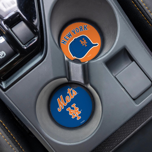 New York Mets Car Coaster Set 2 Pack