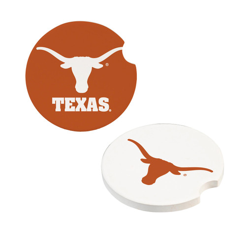 Texas Longhorns Car Coaster Set 2 Pack Texas Longhorns Car Coaster Set 2 Pack
