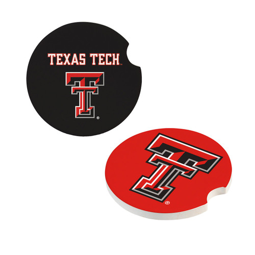 Texas Tech Red Raiders Car Coaster Set 2 Pack Texas Tech Red Raiders Car Coaster Set 2 Pack