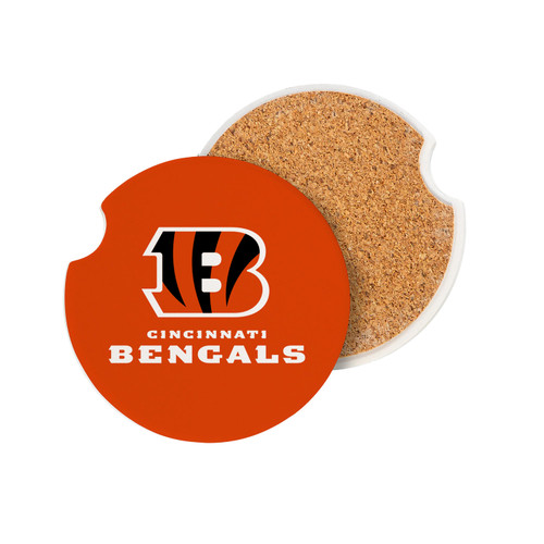 Cincinnati Bengals Car Coaster Set 2 Pack