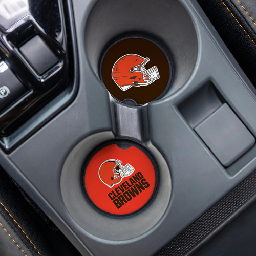 Cleveland Browns Car Coaster Set 2 Pack
