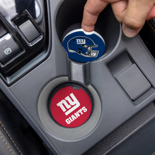 New York Giants Car Coaster Set 2 Pack