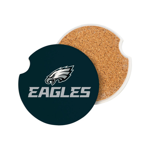 Philadelphia Eagles Car Coaster Set 2 Pack