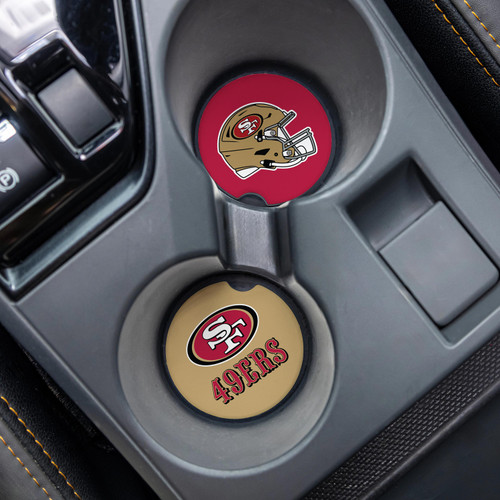 San Francisco 49ers Car Coaster Set 2 Pack