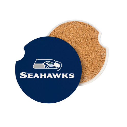 Seattle Seahawks Car Coaster Set 2 Pack