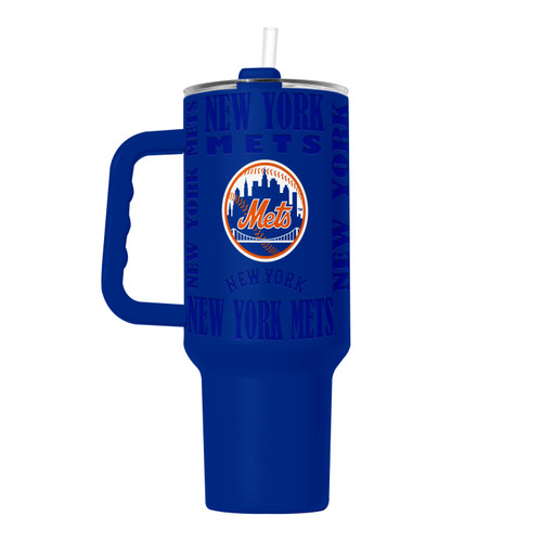 New York Mets Tumbler 40oz Powder Coat Replay New York Mets Tumbler 40oz Powder Coat Replay