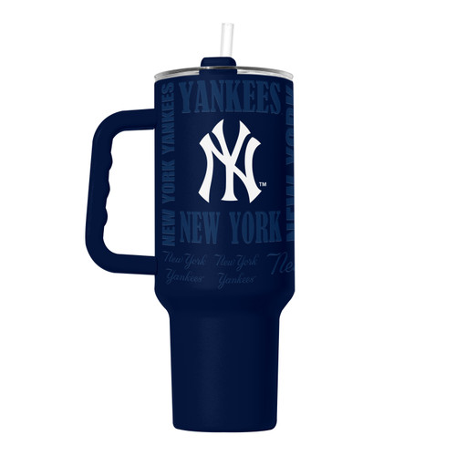 New York Yankees Tumbler 40oz Powder Coat Replay New York Yankees Tumbler 40oz Powder Coat Replay