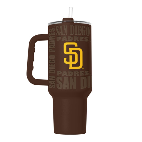 San Diego Padres Tumbler 40oz Powder Coat Replay San Diego Padres Tumbler 40oz Powder Coat Replay