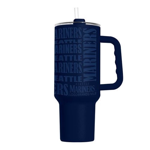 Seattle Mariners Tumbler 40oz Powder Coat Replay