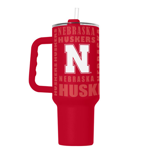 Nebraska Cornhuskers Tumbler 40oz Powder Coat Replay Nebraska Cornhuskers Tumbler 40oz Powder Coat Replay