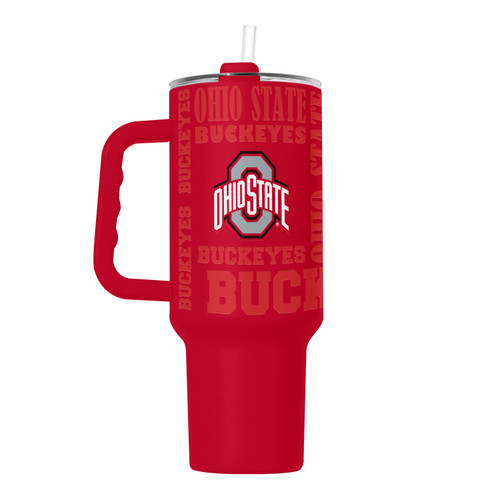 Ohio State Buckeyes Tumbler 40oz Powder Coat Replay Ohio State Buckeyes Tumbler 40oz Powder Coat Replay
