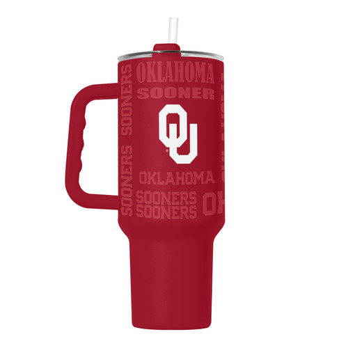 Oklahoma Sooners Tumbler 40oz Powder Coat Replay Oklahoma Sooners Tumbler 40oz Powder Coat Replay