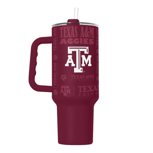 Texas A&M Aggies Tumbler 40oz Powder Coat Replay Texas A&M Aggies Tumbler 40oz Powder Coat Replay
