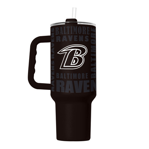 Baltimore Ravens Tumbler 40oz Powder Coat Replay Baltimore Ravens Tumbler 40oz Powder Coat Replay