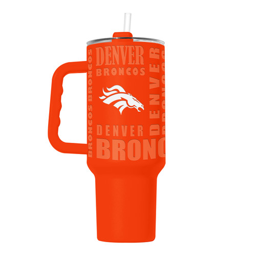 Denver Broncos Tumbler 40oz Powder Coat Replay Denver Broncos Tumbler 40oz Powder Coat Replay