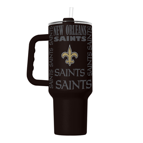New Orleans Saints Tumbler 40oz Powder Coat Replay New Orleans Saints Tumbler 40oz Powder Coat Replay