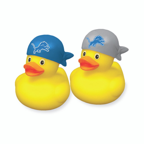 Detroit Lions Rubber Duck 2 Pack Set