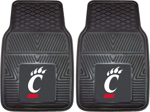 Cincinnati Bearcats Car Mats Heavy Duty 2 Piece Vinyl