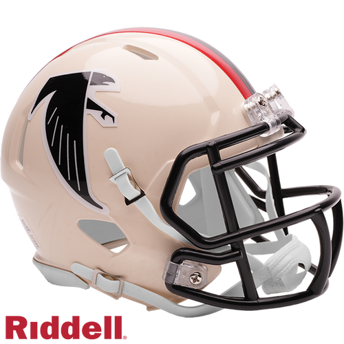 Atlanta Falcons Helmet Riddell Replica Mini Speed Style Retro Collection